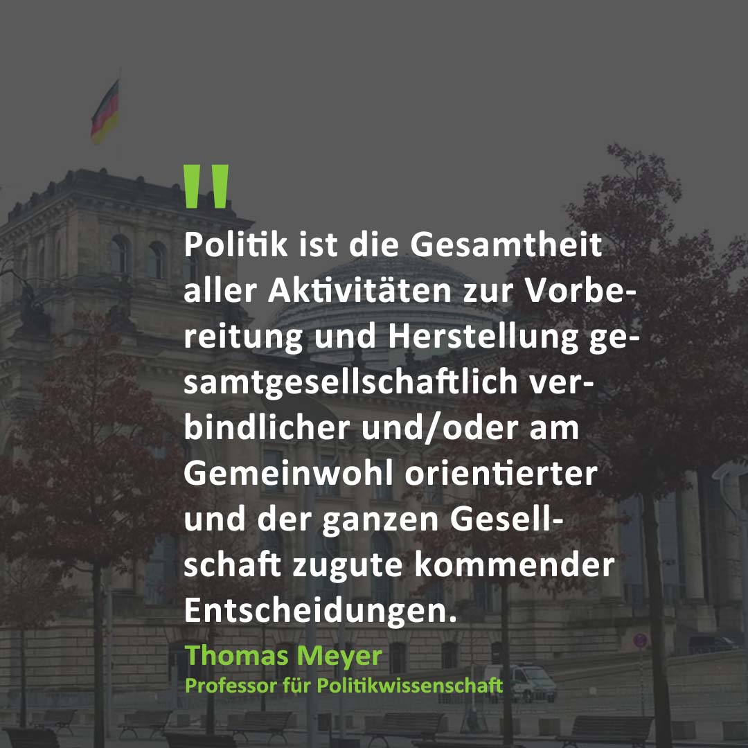 Politik Zitat Thomas Meyer